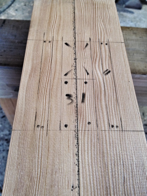 mortice and stub tenon layout